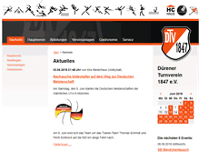 Tablet Screenshot of dtv1847.de